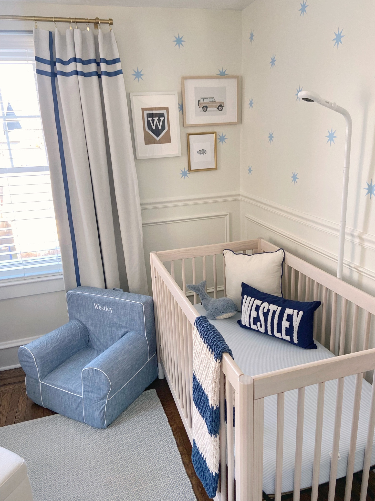 Baby nursery 
Baby boy nursery
Coastal nursery 

#LTKbaby #LTKhome #LTKkids