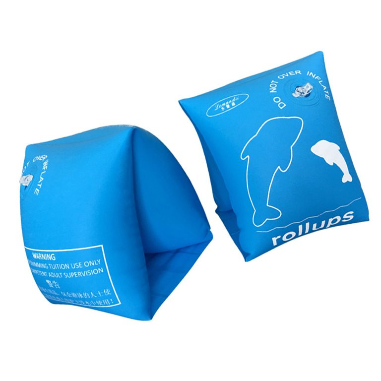 2 Pcs Swimming Safety Sleeves Inflatable Arm Floating Band Swimsuit Floaties Baby Child | Walmart (US)