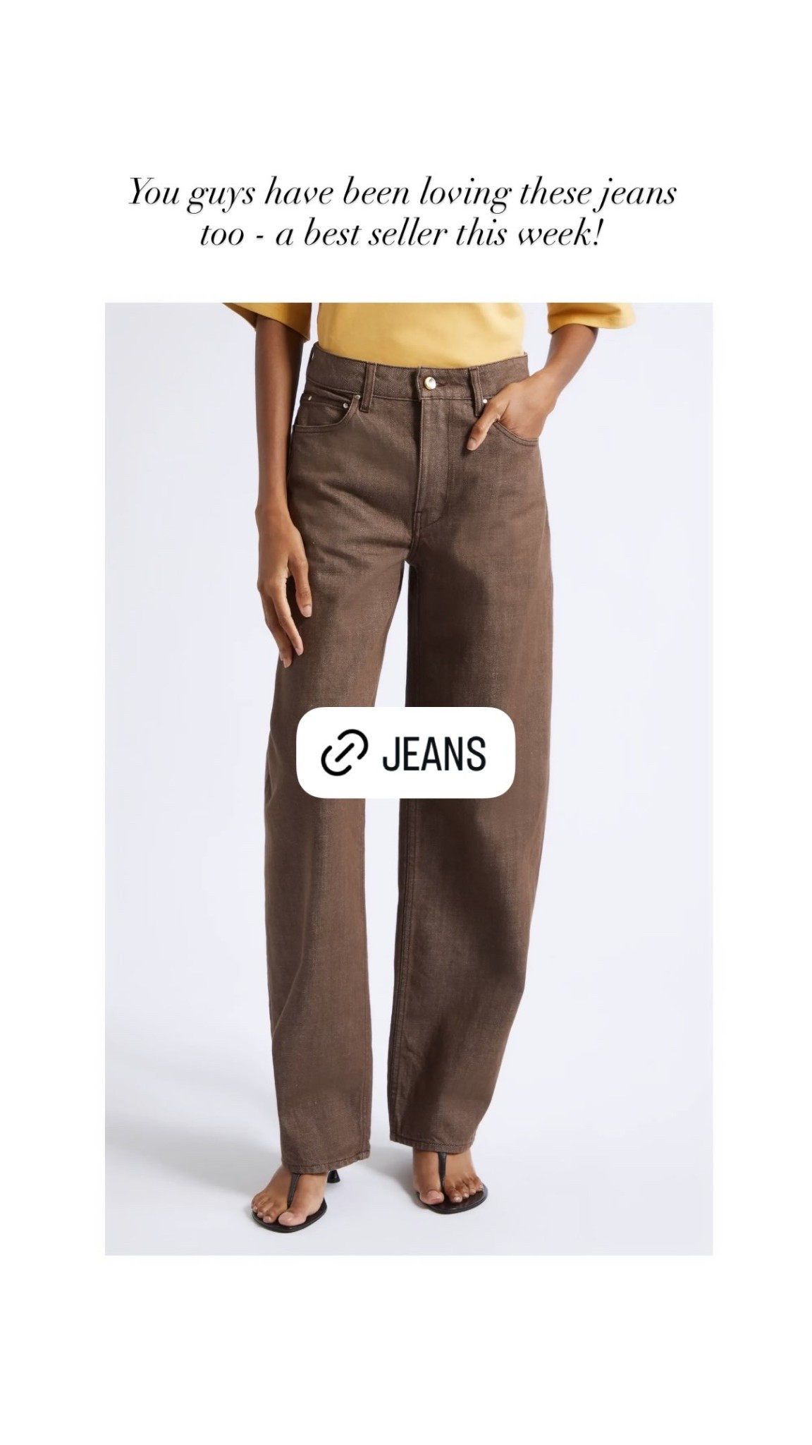 You guys have been loving these jeans too - a best seller this week!