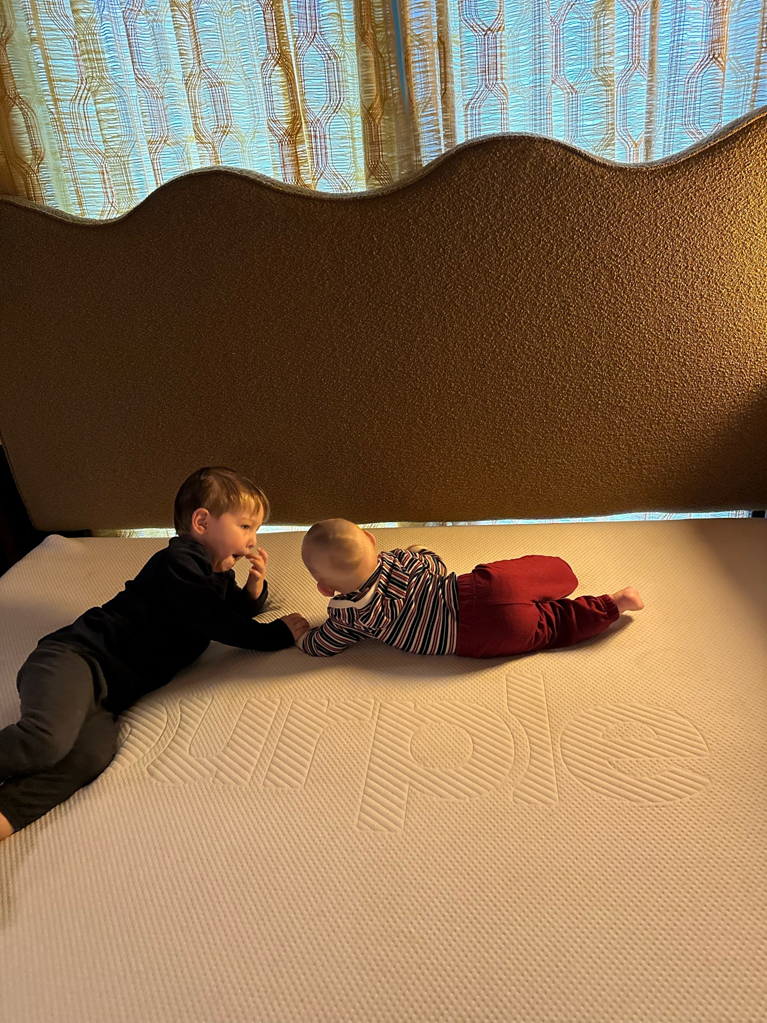 the kids absolutely love when we take all the sheets off the bed because they like to play and jump on our purple mattress…my husband actually prefers to sleep directly on the mattress because the texture is so good. you can get up to $900 off mattress + base for their black friday sale! 

#LTKhome
