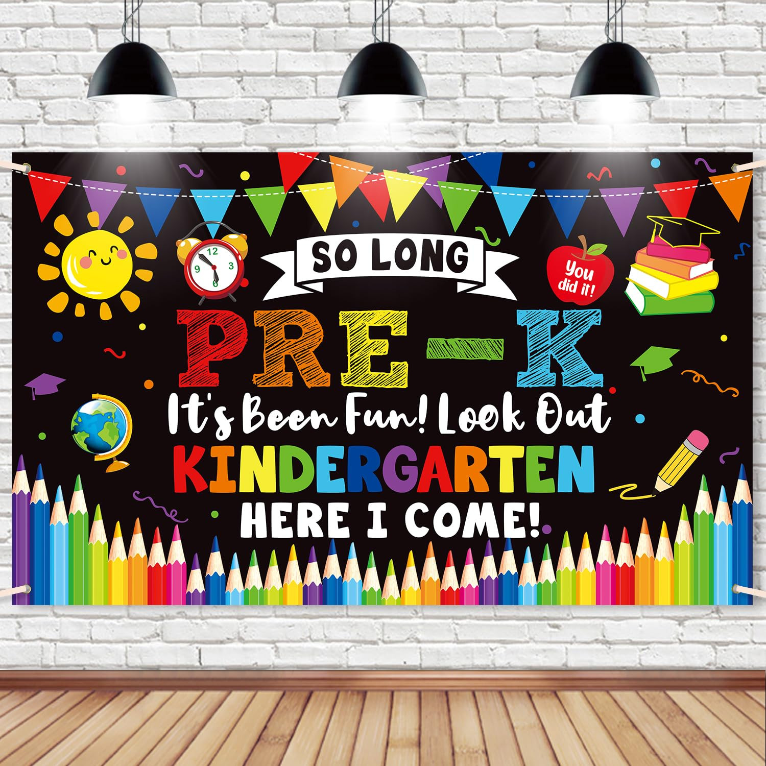 PRE-K Graduation Decorations 2026,Preschool Graduation Banner Decorations,So Long Pre-k It's Been... | Amazon (US)