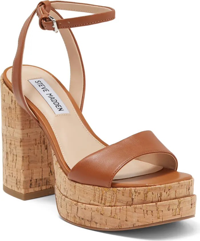Warped Platform Block Heel Sandal (Women) | Nordstrom Rack