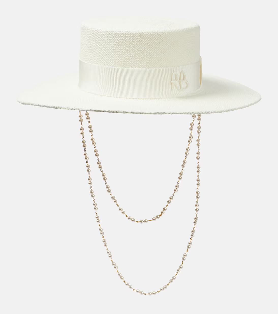 Chain-detail straw hat | Mytheresa (US/CA)