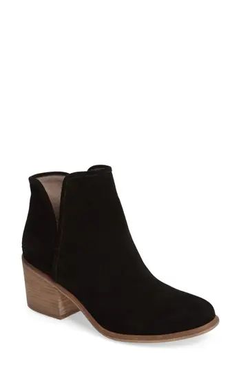 Women's Hinge Barris Block Heel Bootie, Size 4 M - Black | Nordstrom