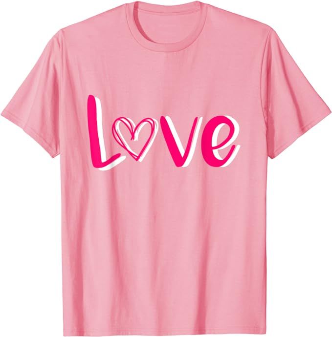 Love Valentine's Day T-Shirt | Amazon (US)