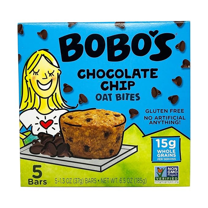 Bobo's Oat Bites, Original with Chocolate Chips, 1.3 Ounce each (Pack of 5) | Amazon (US)
