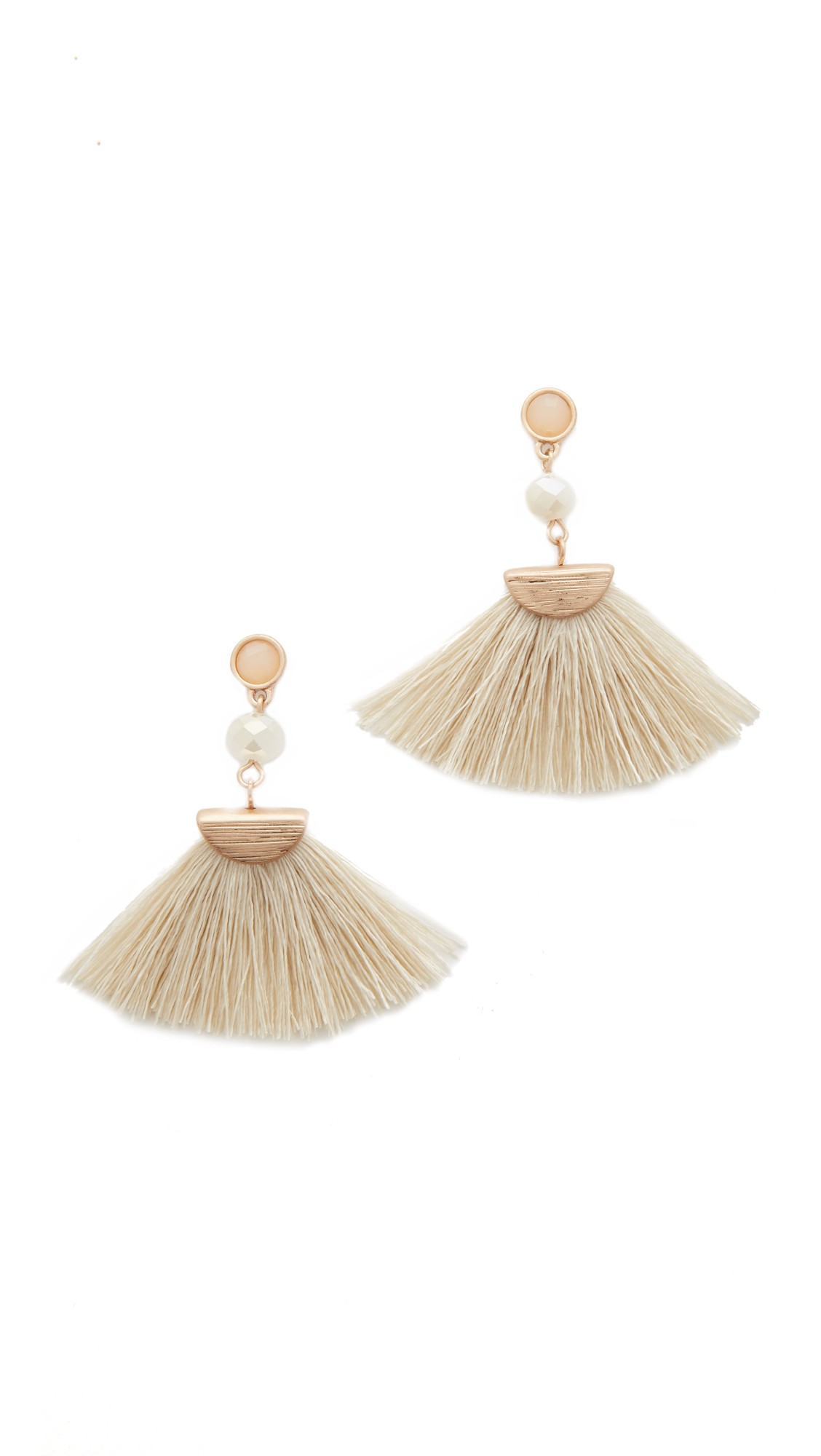 Mia Tassel Fan Earrings | Shopbop