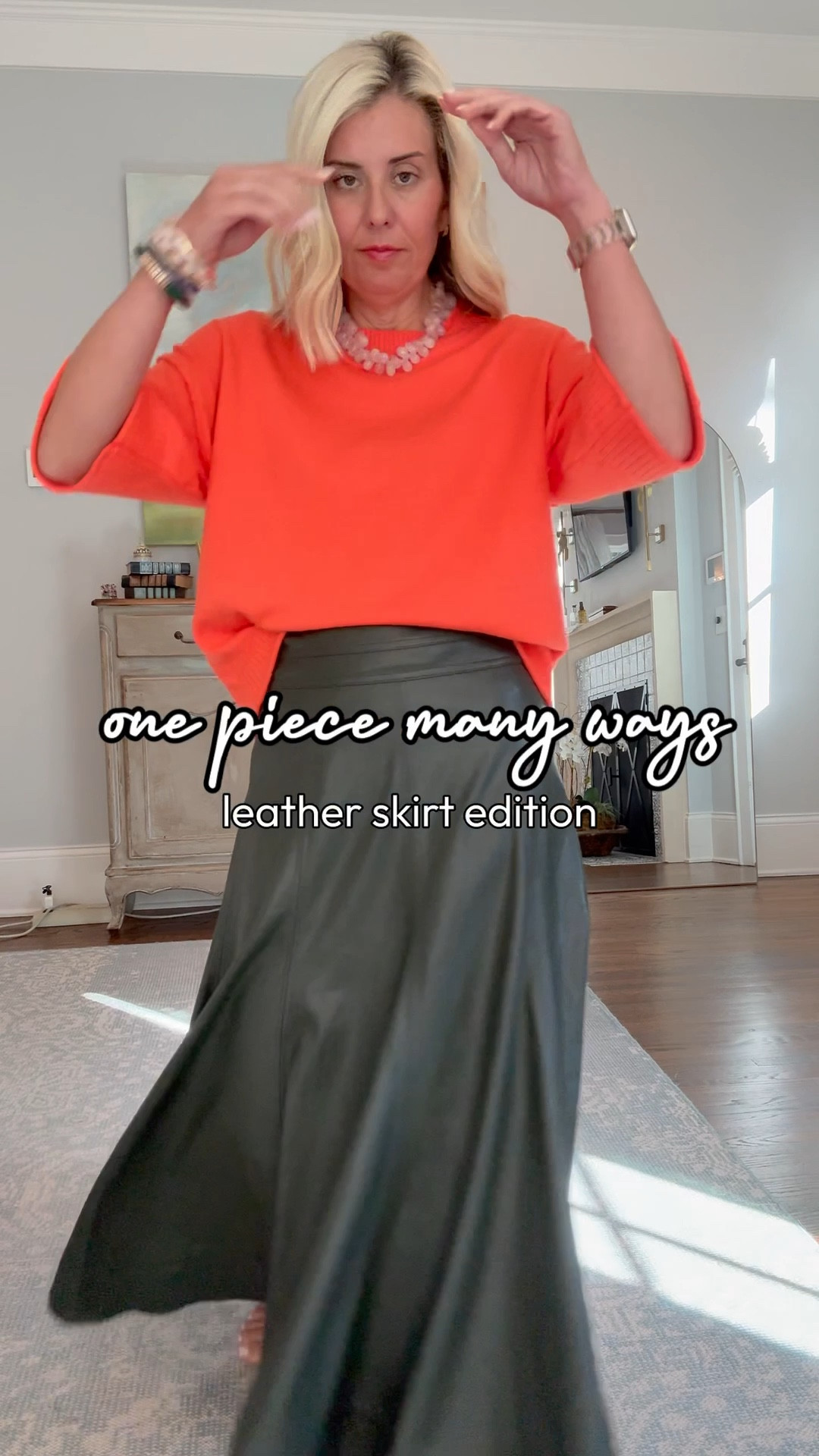 When we buy something, we are wearing it… styling it so many ways is key! 

Small skirt
Small orange sweater
#LTKStyleTip #LTKParties

#LTKWorkwear