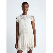 Scoop Women's and Women's Plus Crochet Mini Dress, Sizes XS-4X | Walmart (US)