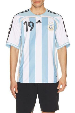 adidas Originals AFA Argentina Home 2006 Messi 19 World Cup Jersey in Baby Blue | FWRD 