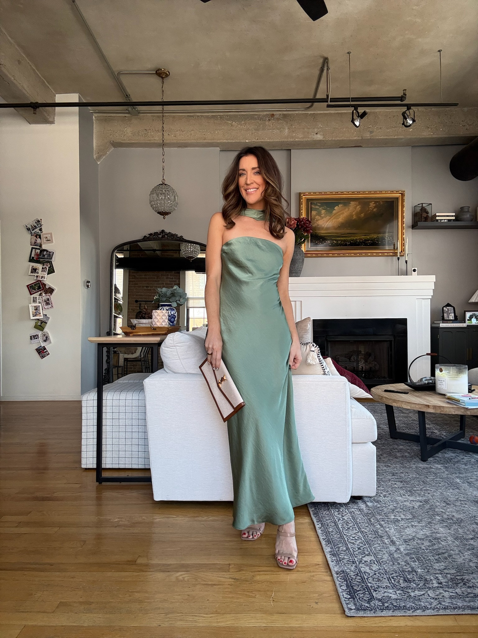 Green wedding guest dress perfect for Spring weddings! Abercrombie Spring Sale, use my STACKABLE 25% off code: AFLTK 

 #LTKSpringSale #LTKSaleAlert #LTKWedding