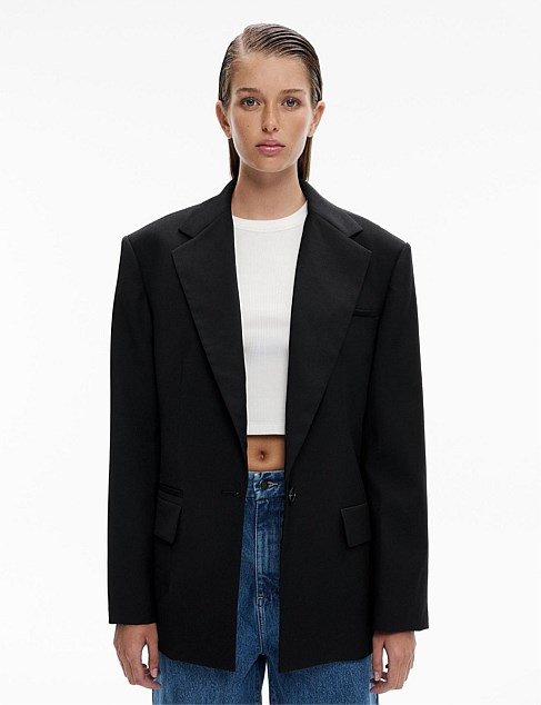 Witchery Oversized Single-breasted Blazer | David Jones | David Jones (Australia & New Zealand)