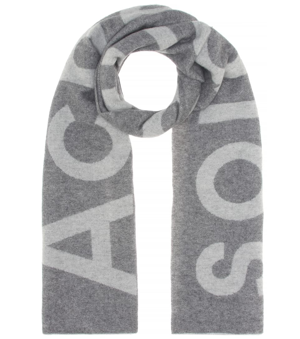 Logo wool-blend scarf | Mytheresa (UK)