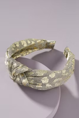 Leopard Metallic Knotted Headband | Anthropologie (US)