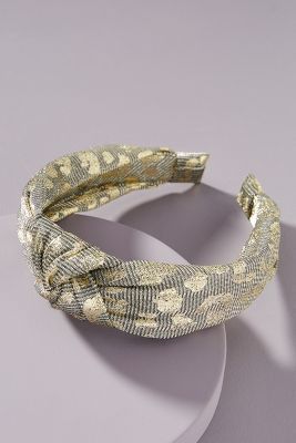Leopard Metallic Knotted Headband | Anthropologie (US)