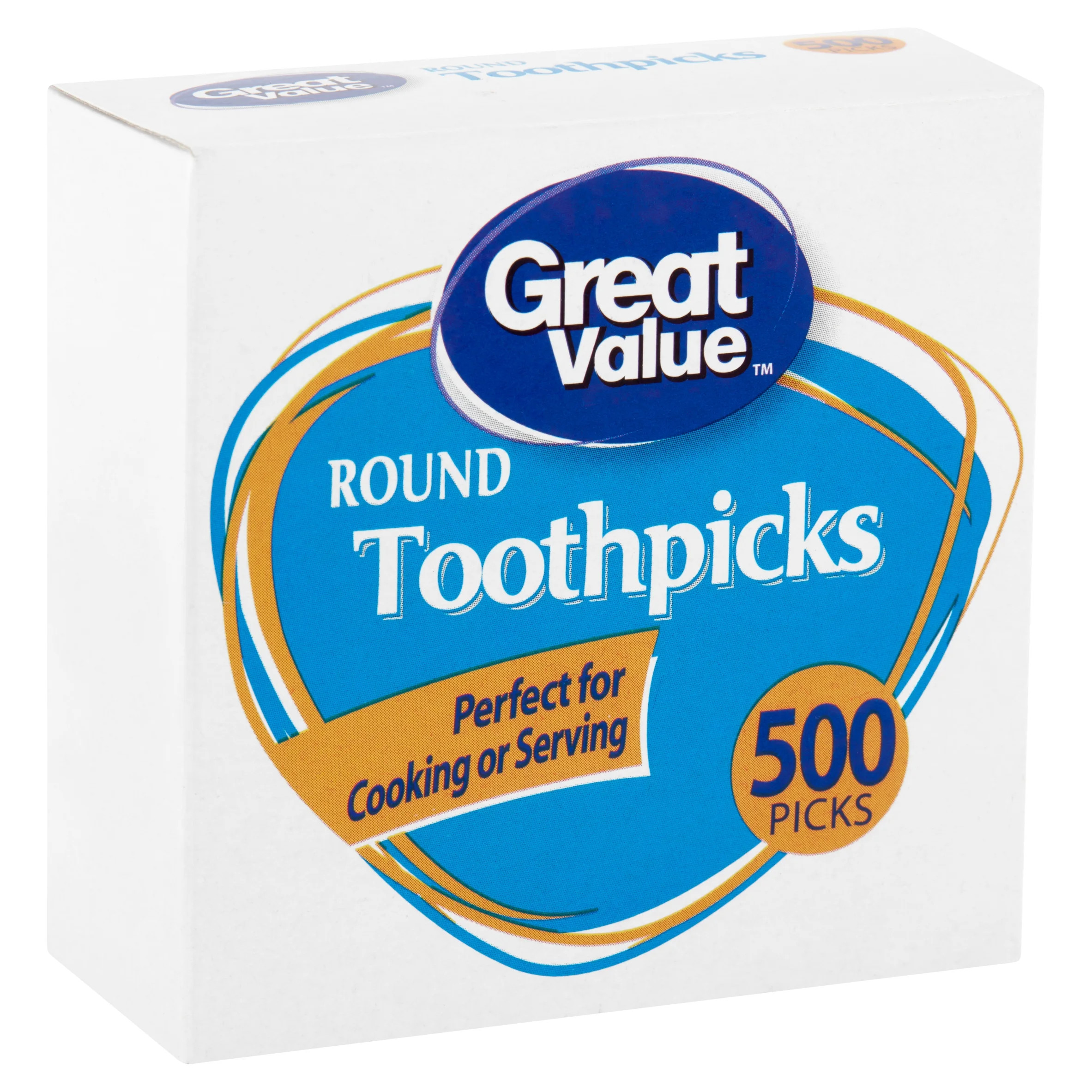 Great Value Round Toothpicks, 500 count | Walmart (US)