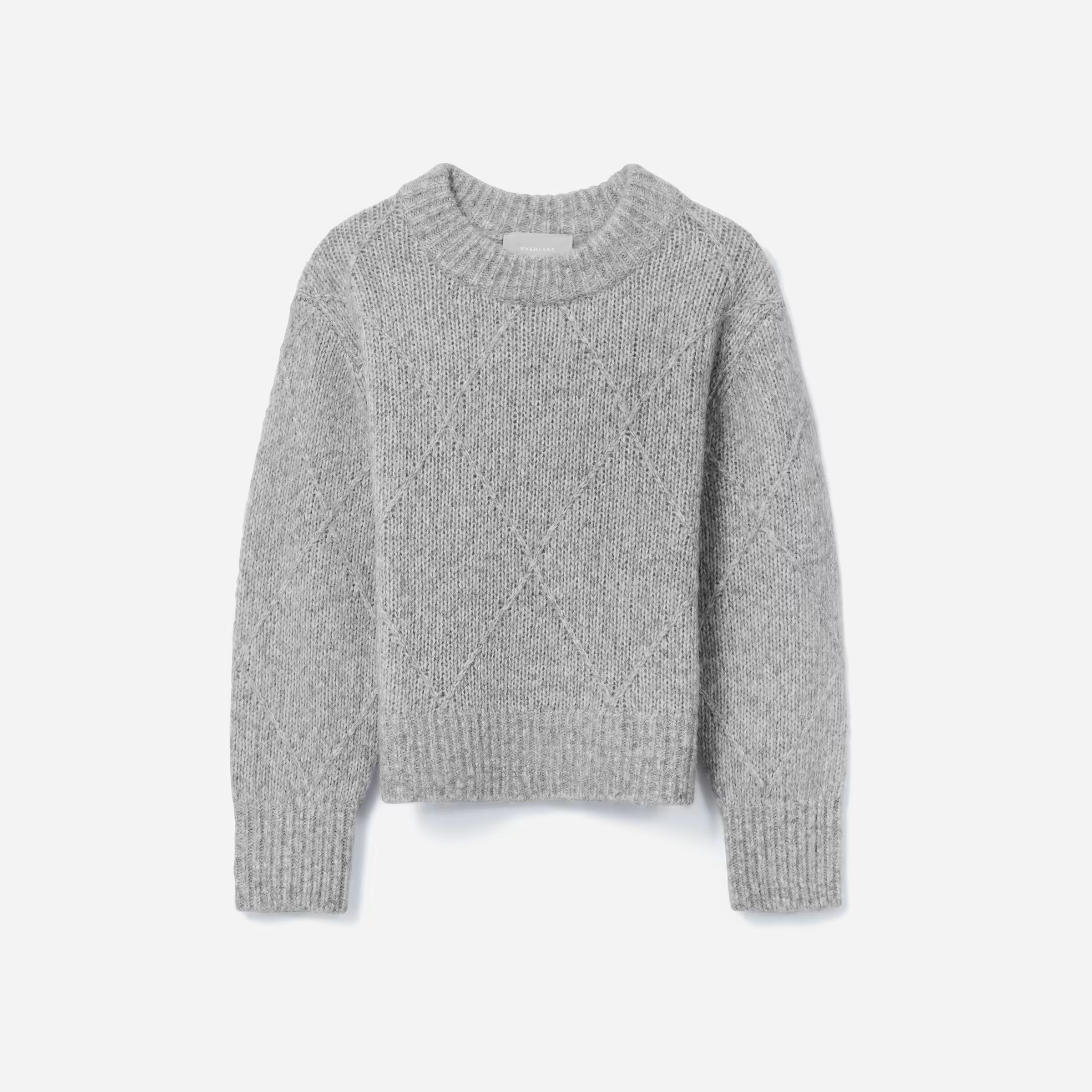 The Diamond-Stitch Cloud Crew | Everlane
