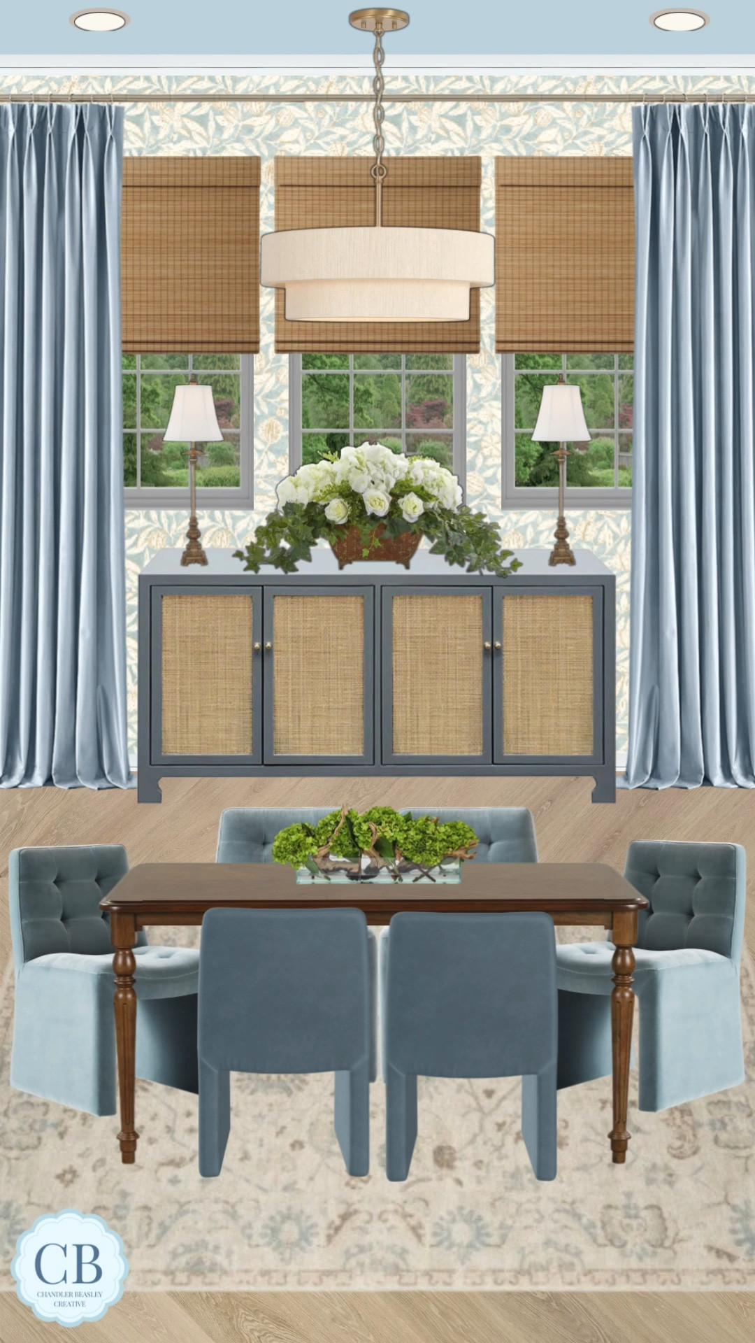 A blue dining room design!! 

#diningroomdesign #homeinspo #designinspo #decorinspo

#LTKVideo #LTKHome #LTKStyleTip