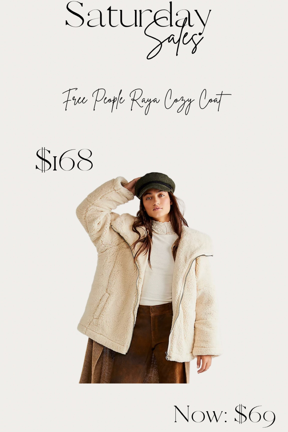 Saturday Sales: Such a gorgeous Sherpa jacket! Looks so warm & cozy and such a good price!!! #FreePeople

#LTKsalealert #LTKSale #LTKstyletip