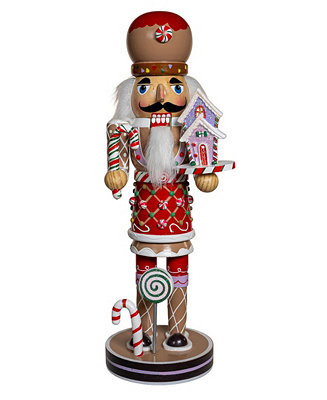 Kurt Adler 12-Inch Gingerbread Nutcracker - Macy's | Macy's