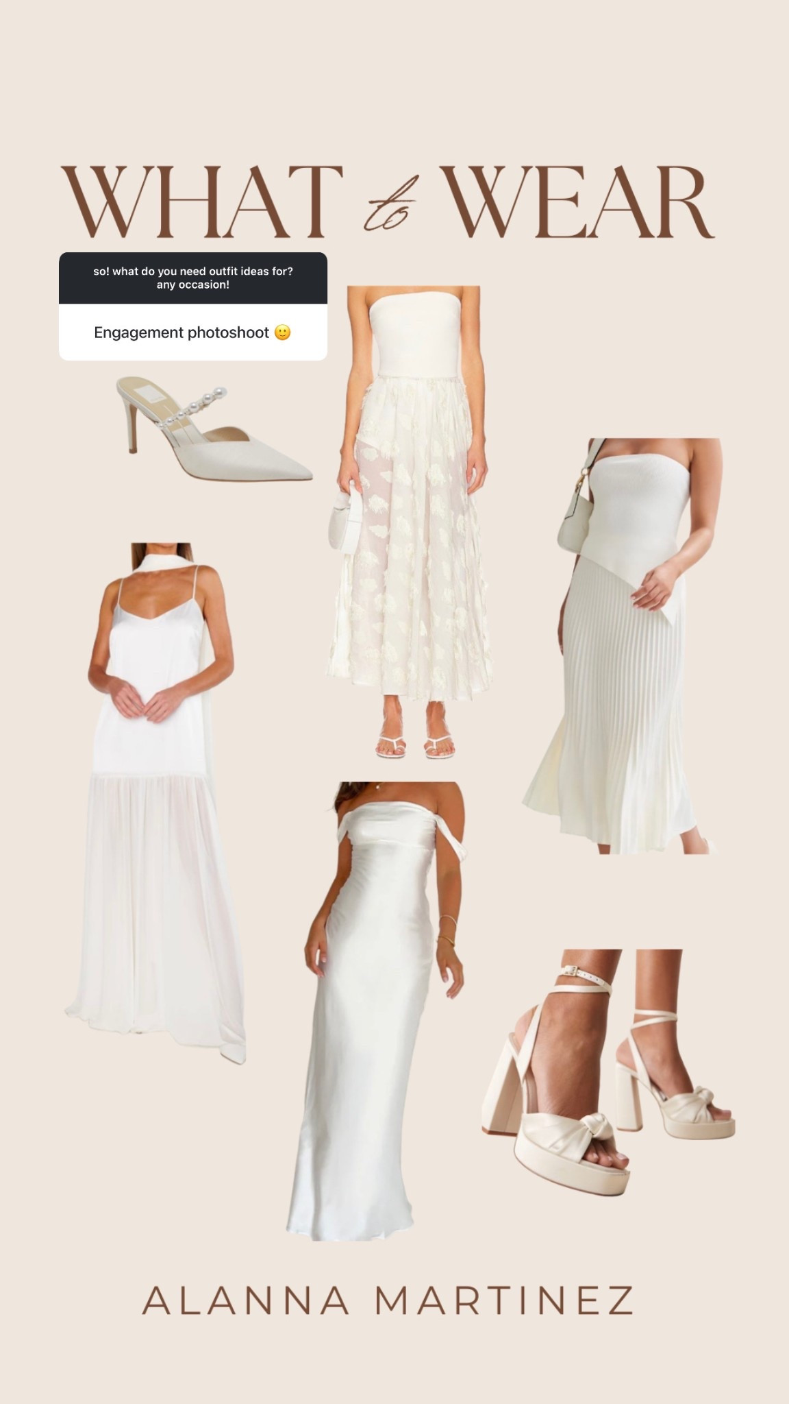 Engagement shoot outfits, bridal shower dresses 

#LTKFindsUnder100 #LTKParties #LTKWedding