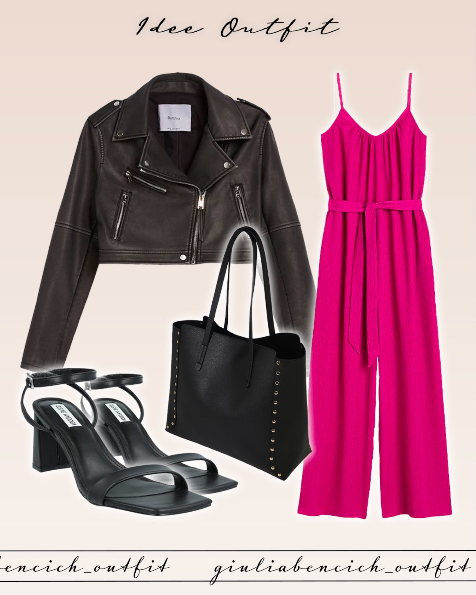 Outfit primavera con chiodo nero.

#LTKunder50 #LTKeurope #LTKunder100