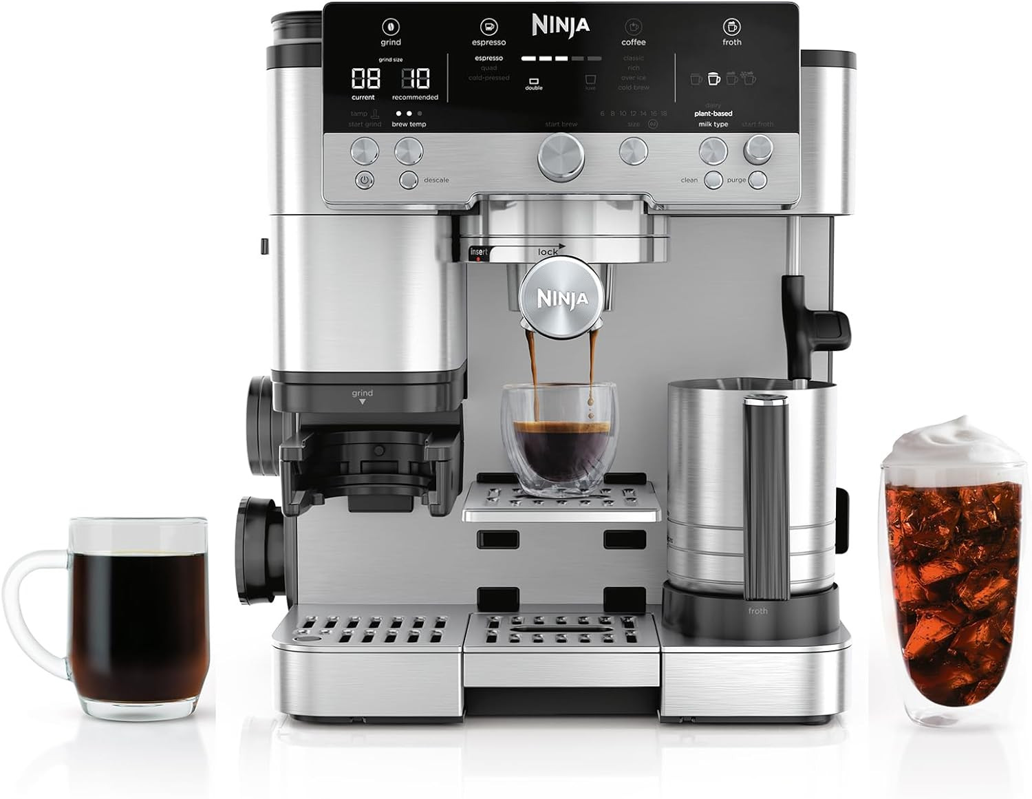 Ninja Luxe Café 3-in-1 Espresso, Drip Coffee and Cold Brew Machine | Integrated Coffee Grinder, ... | Amazon (US)