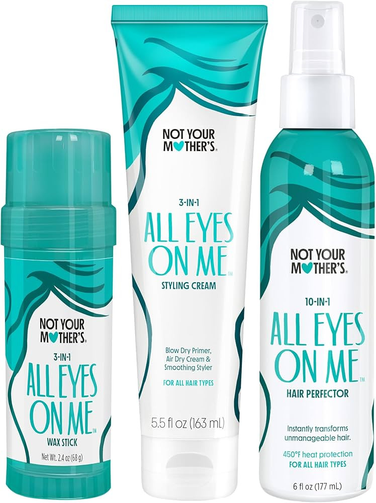 Not Your Mother's All Eyes On Me 10-in-1 Hair Perfector & 3-in-1 Wax Stick & Styling Cream (3-Pac... | Amazon (US)