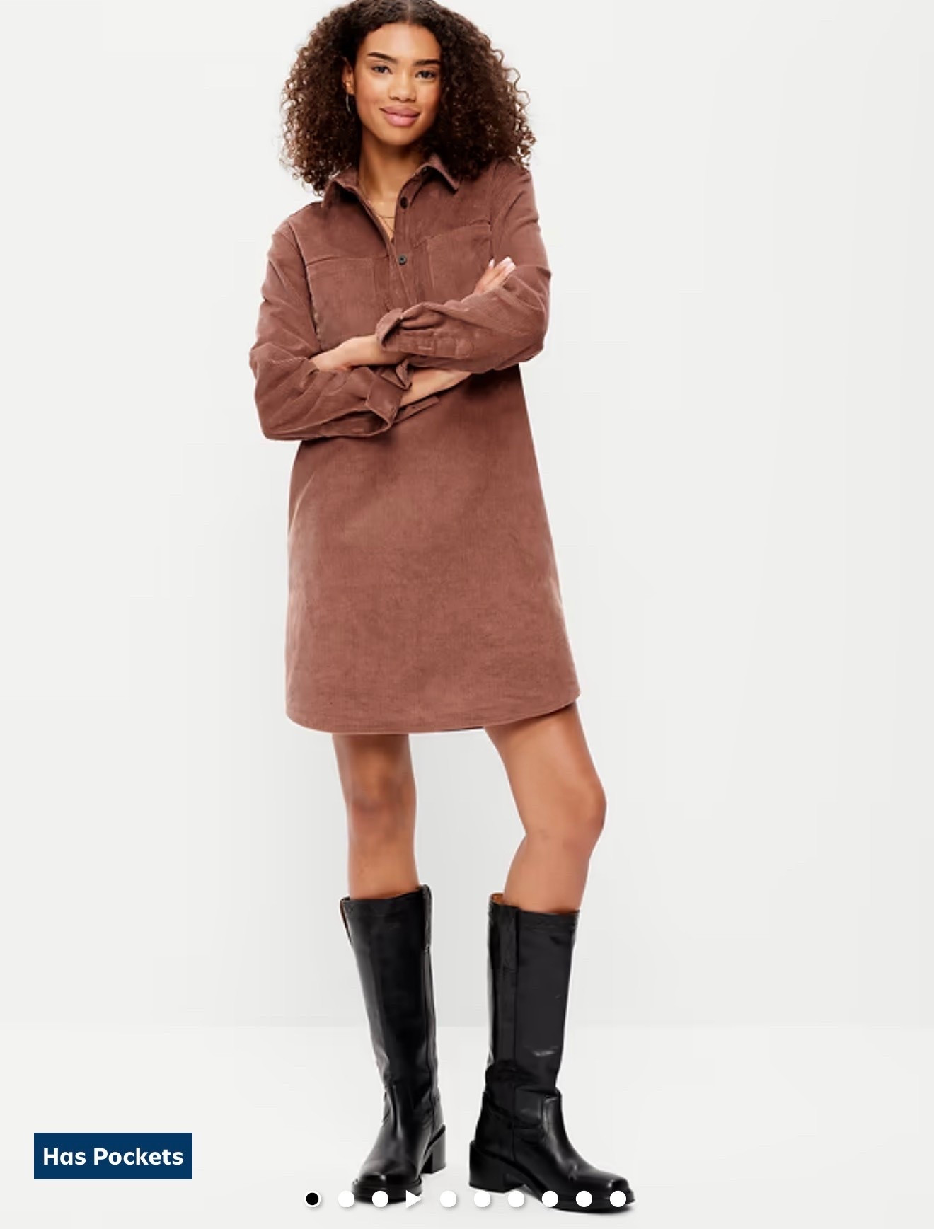 Old Navy Corduroy Shirt Dress 🍂🤎

This might be one of my favorite affordable fall finds! 🤎 This corduroy button-down shirt dress is effortlessly chic with its relaxed fit, functional pockets, and rich saddle brown color that’s perfect for the season. Style it with knee-high boots for an elevated look, or pair it with sneakers and a denim jacket for everyday errands. It’s the kind of versatile piece you’ll reach for all fall long.

Even better? It’s currently 50% off, making it a great time to grab this cozy wardrobe staple before sizes disappear! 🍁✨

Corduroy dress, Old Navy fall fashion, shirt dress, fall outfit ideas, affordable fall dresses, women’s fall wardrobe, knee-high boots outfit, casual chic style, budget-friendly fashion, fall capsule wardrobe.

#LTKWorkwear #LTKOver40 #LTKSaleAlert