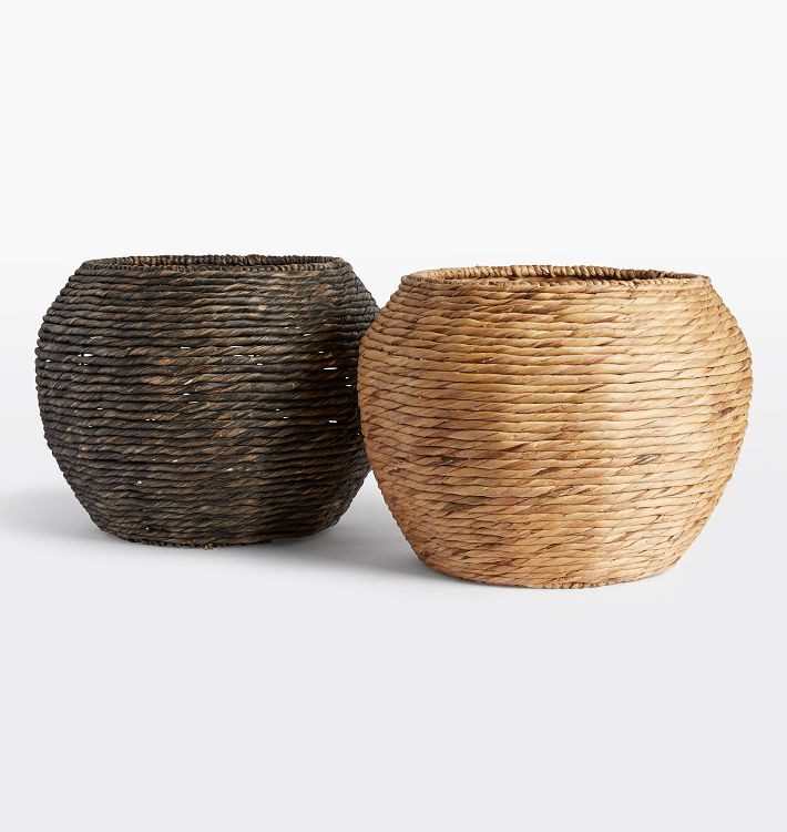 Stafford Woven Round Basket | Rejuvenation