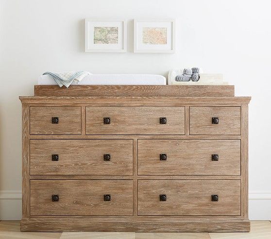 Charlie Extra Wide Dresser &amp; Topper Set | Pottery Barn Kids