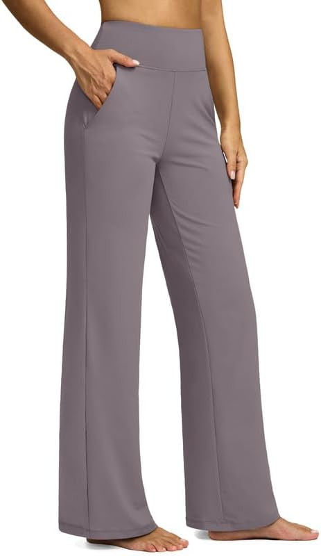 G Gradual Yoga Pants Women Wide Leg Dress Pants with Pockets High Waist Stretch Petite/Regular/Ta... | Amazon (US)