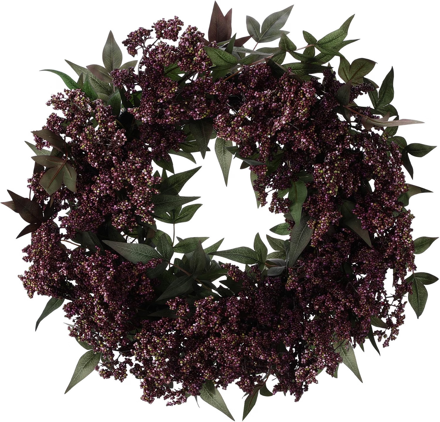 21 Inch Fall Wreaths for Front Door Autumn Berry Wreath, Dusty Plum | Amazon (US)
