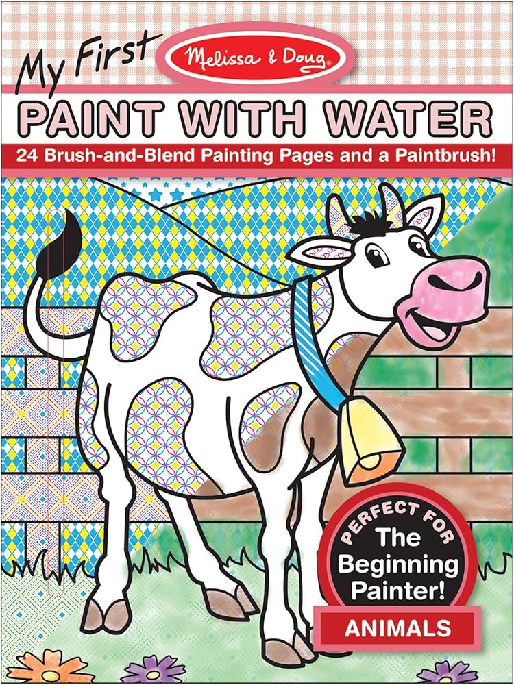 Melissa & Doug My First Paint with Water Coloring Book: Animals (24 Painting Pages) | Amazon (US)
