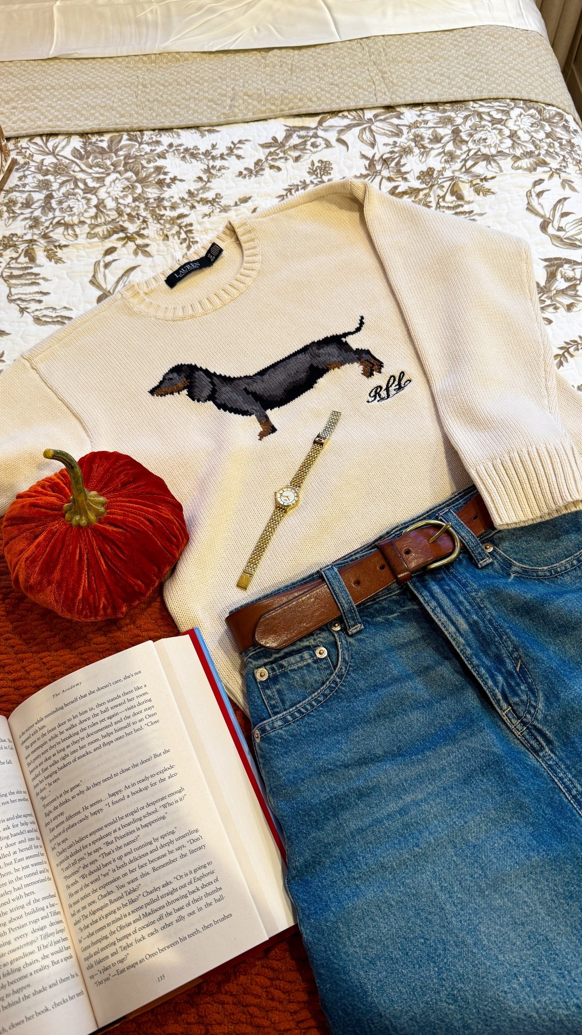 My new fave Ralph Lauren dog sweater! 😍 It's so cute and comes in 4 different dogs! Wearing an XS 🐶

Fall / fall fashion / fall sweater / jean skirt / jean mini skirt 

#LTKSeasonal #LTKPetite #LTKFindsUnder100