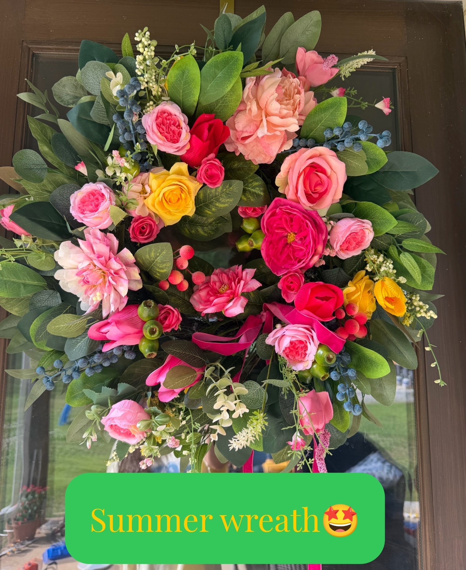 Love love love this vibrant wreath

#LTKSeasonal #LTKHome