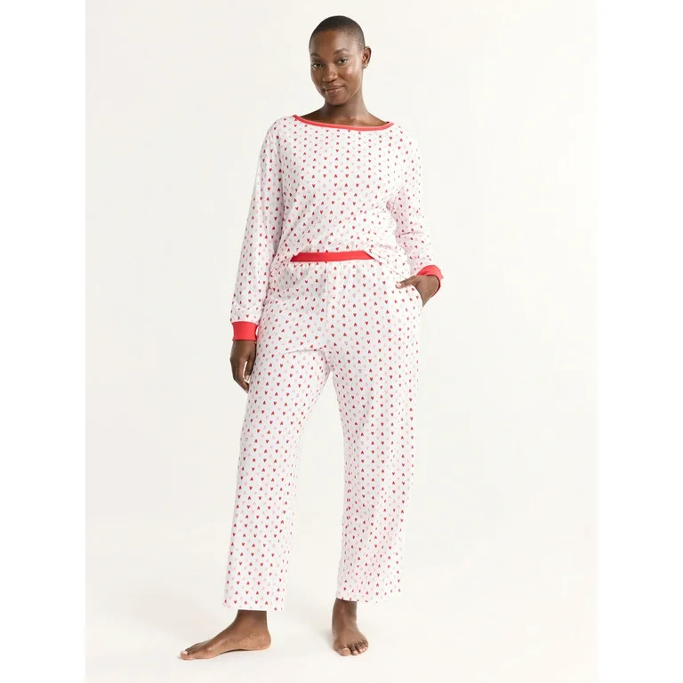 Joyspun Women's and Women’s Plus Jersey Knit Sleep Pants, Sizes S to 3X | Walmart (US)