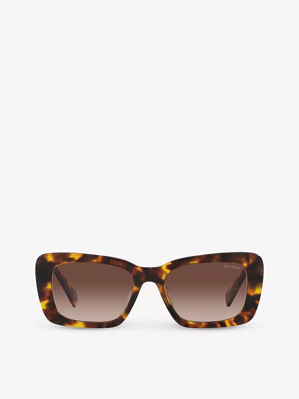 MU 07YS Glimpse acetate sunglasses | Selfridges