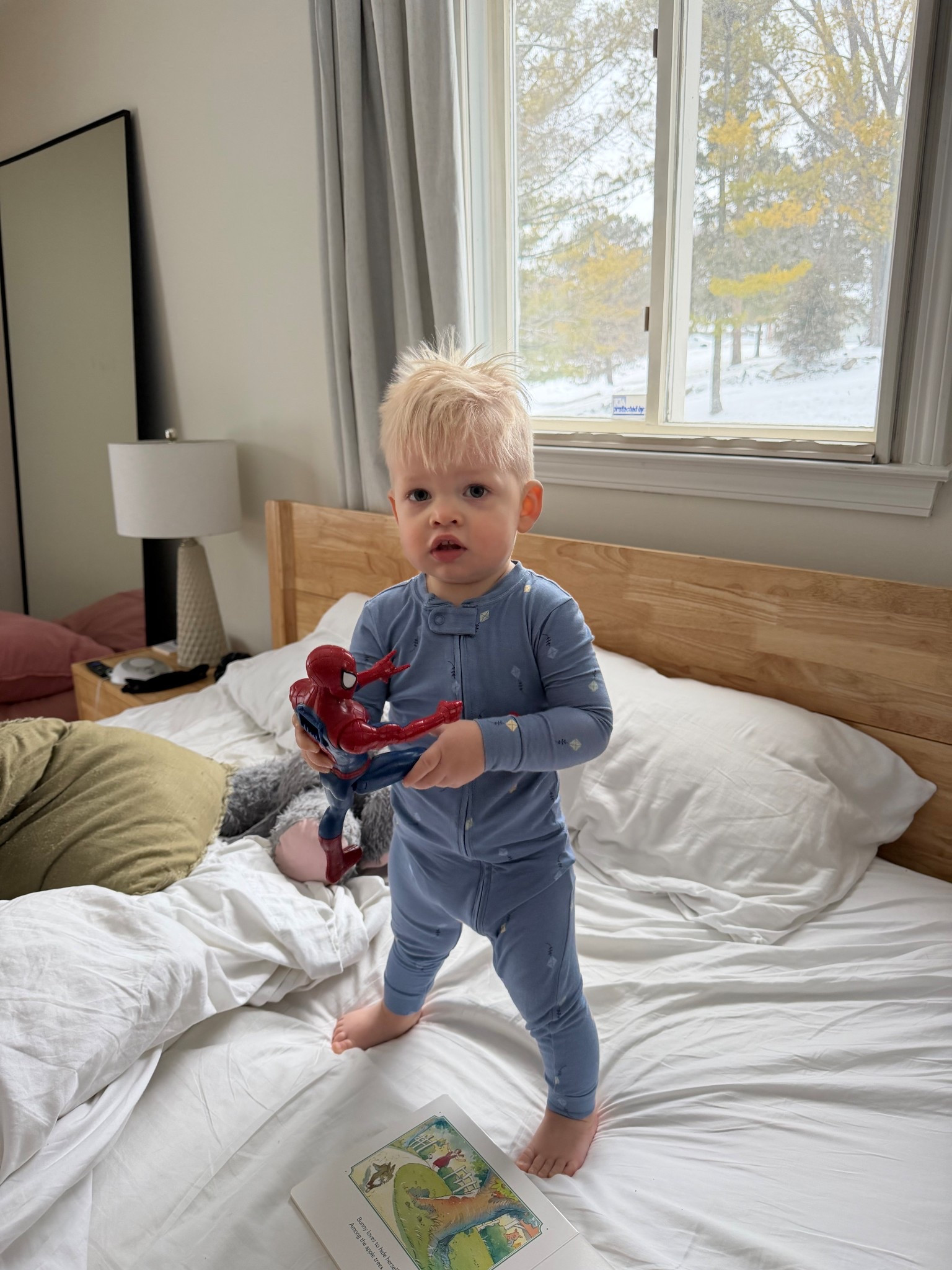 $9 comfy bamboo material jammies with a double zipper. Ollie in in 18 months and they are a little big on him! 

#LTKKids #LTKootd #LTKBaby