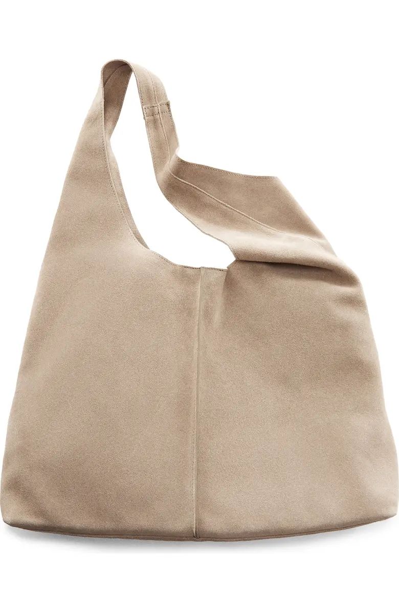 MANGO Suede Hobo Bag | Nordstrom | Nordstrom