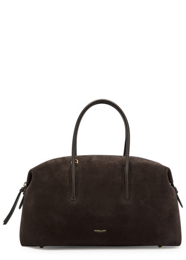 The Stockholm midi suede top handle bag | Harvey Nichols
