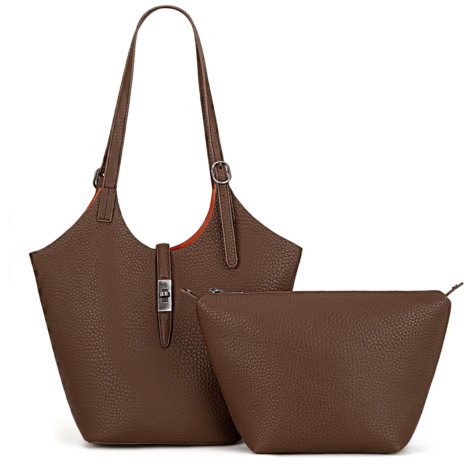 Montana West Hobo Bags for Women Designer Soft PU Leather Shoulder Bag with Detachable Pouch | Walmart (US)