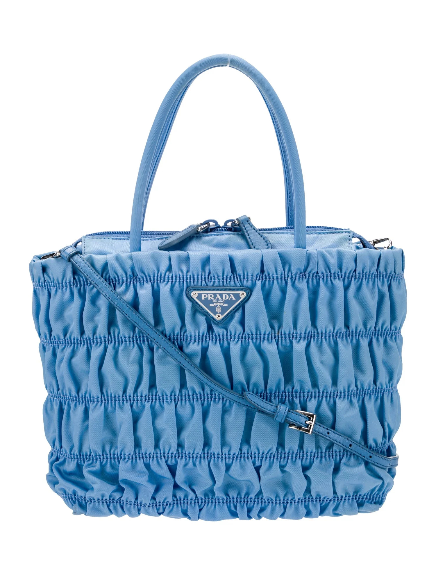 Tessuto Nylon Top Handle Bag | The RealReal