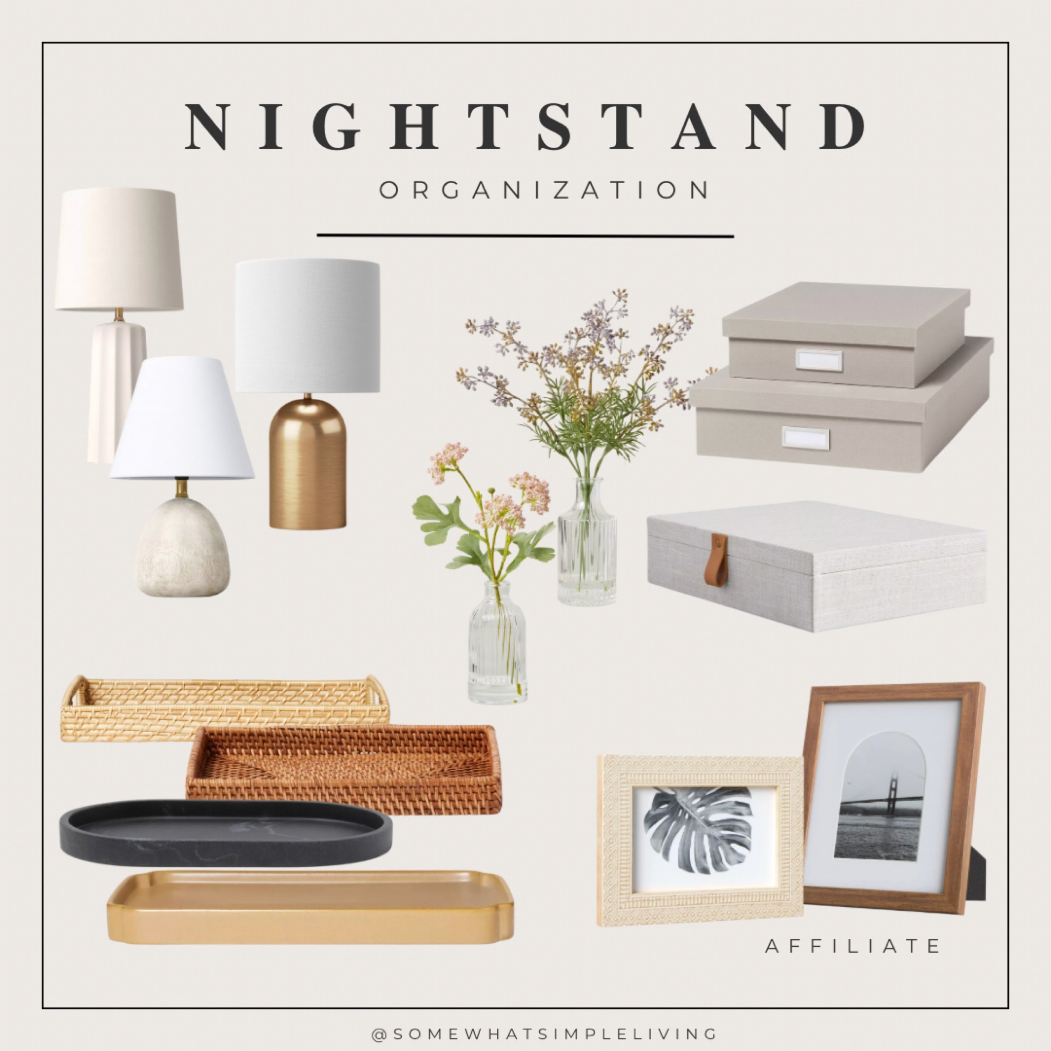 Make your nightstand look amazing and function well! 

#LTKhome