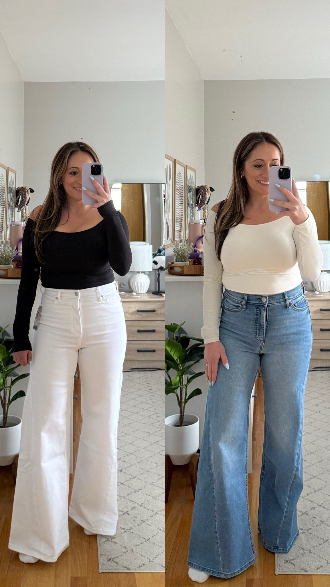 These Walmart jeans WILL sell out in the short sizes 🚨
Wearing my true size 4 short! 

#LTKStyleTip #LTKOver40 #LTKFindsUnder50