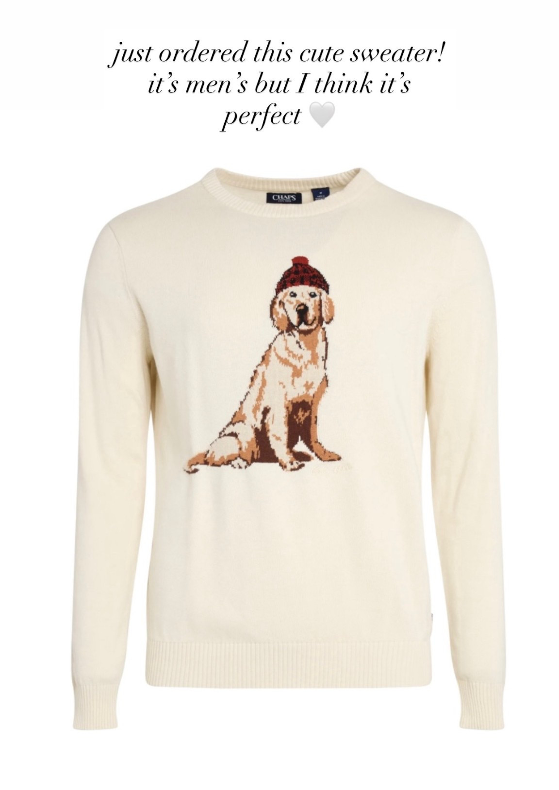 Preppy dog sweater 🤍🐾

#LTKFindsUnder50