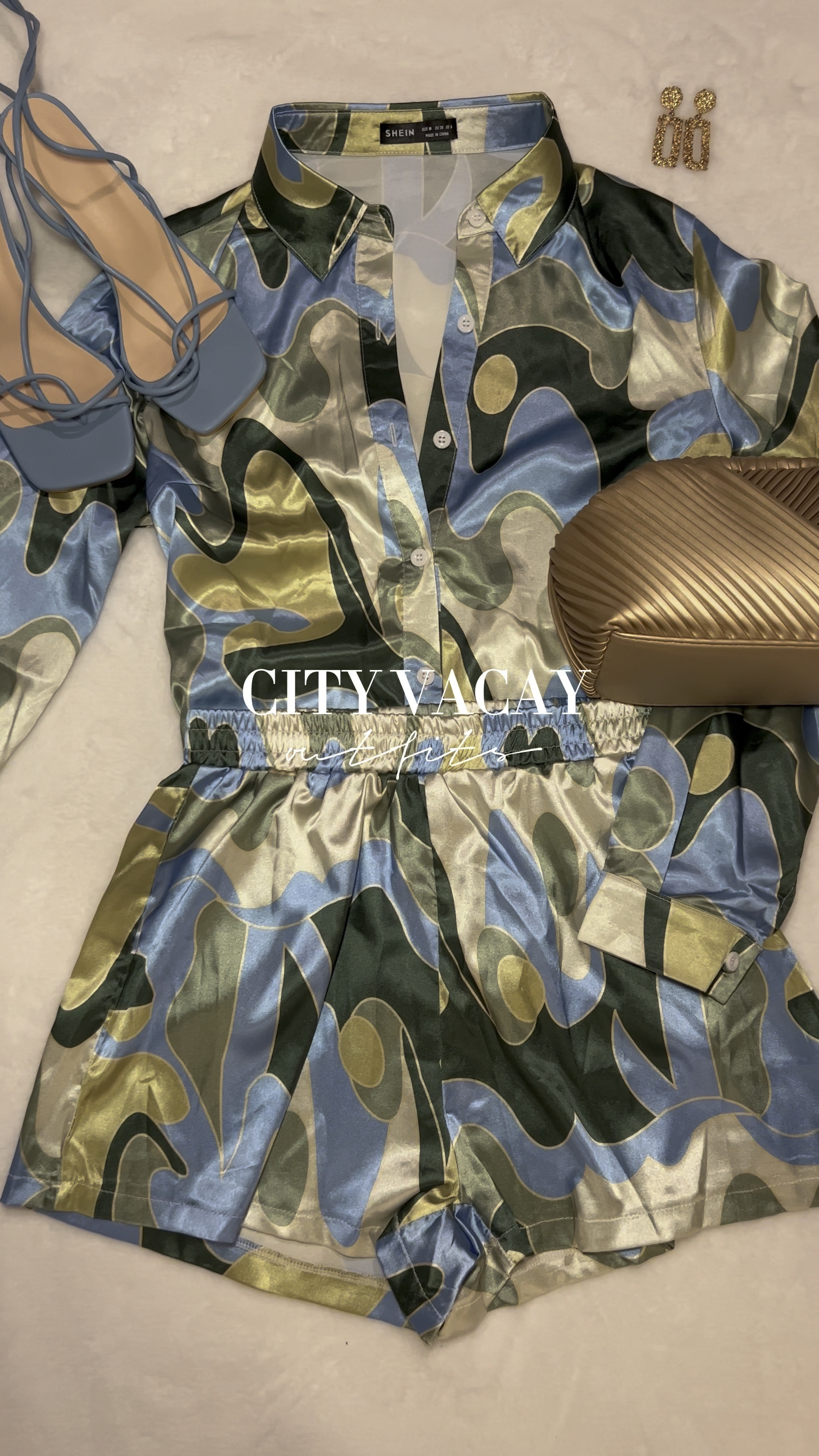 City vacation outfits✨🩵🗽
All items true to size! Satin abstract set sold out. I have added similar ones! 

City street wear outfits 
Streetwear style
City girl style
Vacation night outfit 
Vacation day outfit 
Dress
Outfit of the day 
Outfit of the night 
Outfit ideas for vacation 
Party guest outfit 
Dinner outfit 
SHEIN vacation outfits 
Cruise outfits 
Island outfits 
Affordable style
Satin leg pants 

#likeit

#LTKSeasonal #LTKstyletip #LTKtravel