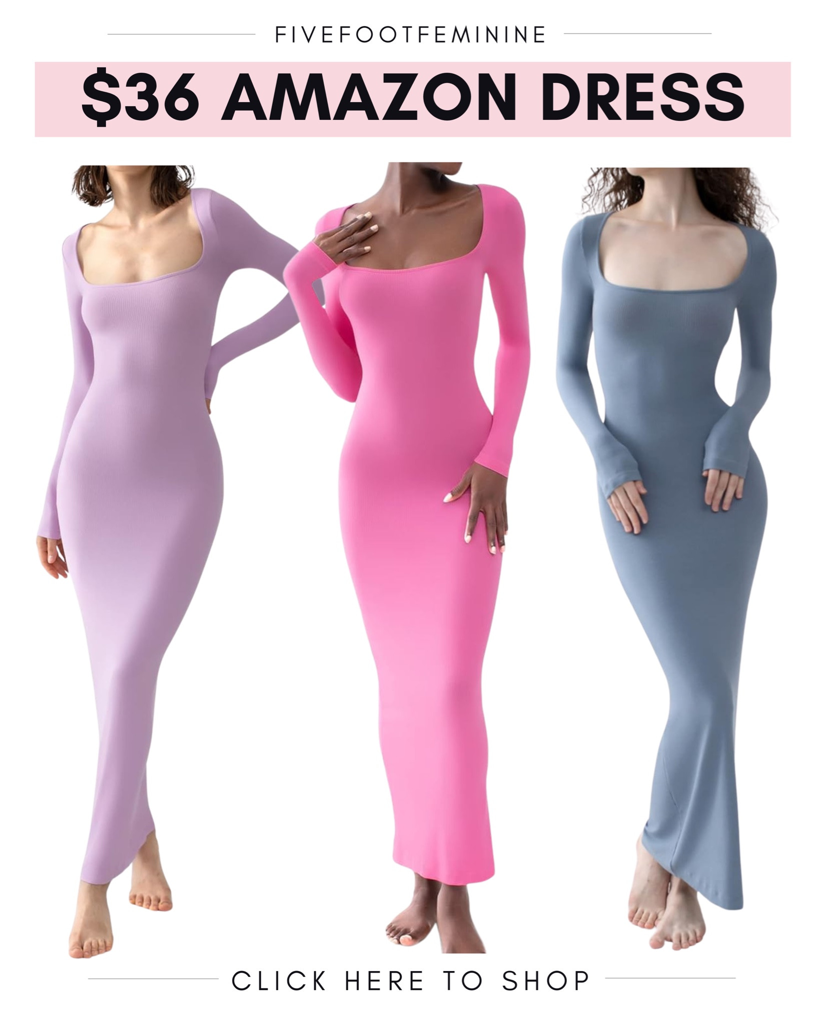 This $36 AMAZON dress is amazing! Super stretchy and perfect for maternity / is a bump friendly dress. It would be great to wear on date night or to a baby shower. I am 24 weeks pregnant, 5’1 and wearing a size small which is honestly probably the size I would have ordered pre-pregnancy. I’m
also wearing really nice shape wear under the dress that’s not
too tight. It’s a very light compression for the booty dimples 😂 very comfy!!!! Not as tight as most compression pieces like spanx. 

#LTKBump #LTKBaby #LTKFindsUnder50