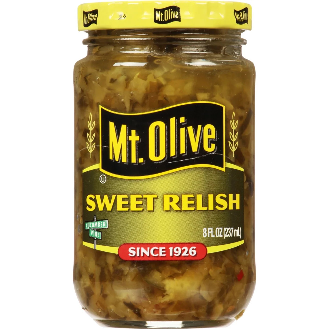 Mt Olive Sweet Relish Pickles, 8 fl oz Jar | Walmart (US)