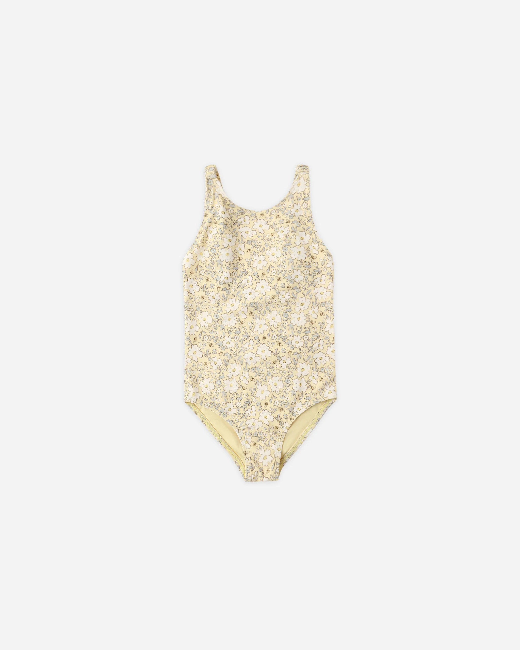 Scrunch One-Piece Lemon Meadow | Rylee + Cru